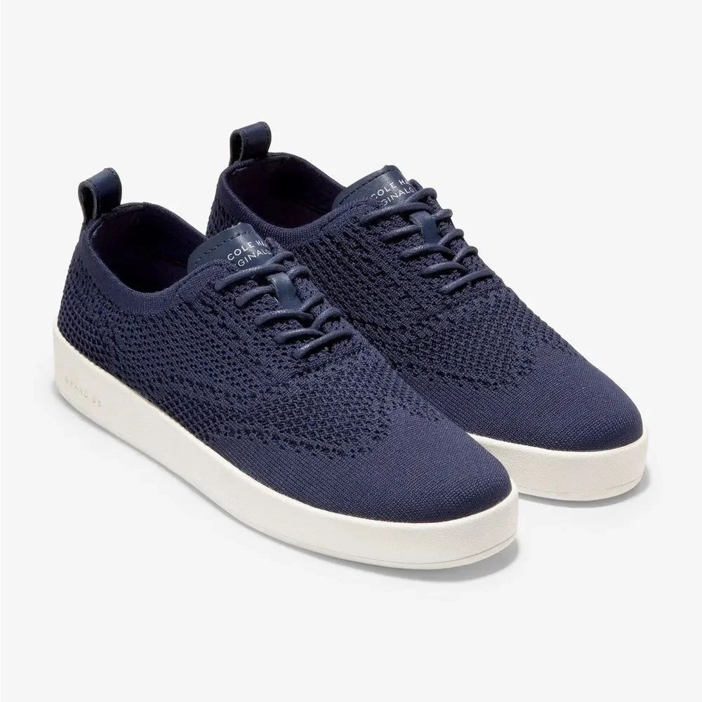 Cole Haan Grandpro Contender Oxford W26606 MARINE BLUE STITCHLITE Size 10
